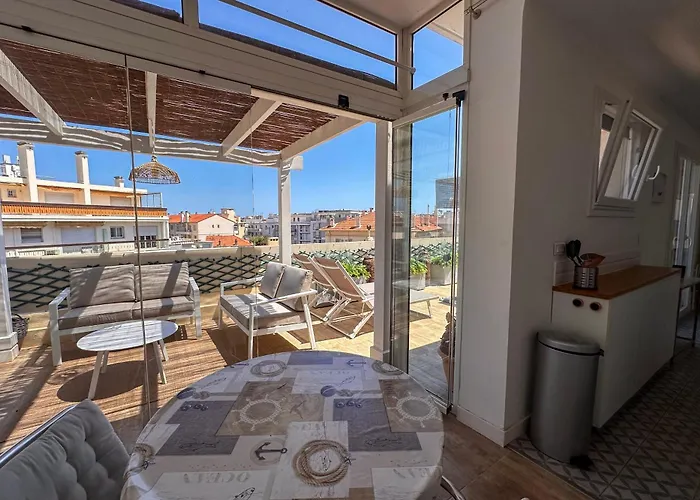 Alger - Rooftop Avec 1 Au Centre-ville D'antibes 아파트 *